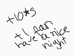 Drawn comment by franny