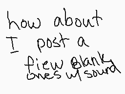 Drawn comment by franny