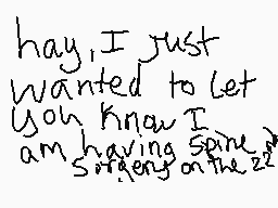 Drawn comment by franny