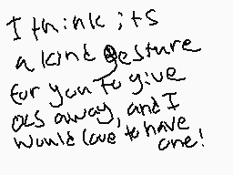 Drawn comment by Tord