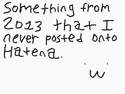 Drawn comment by SparkPlugM