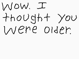 Drawn comment by SparkPlugM