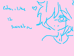 Drawn comment by Mafuyu♪∴
"cute~ like sweet~"