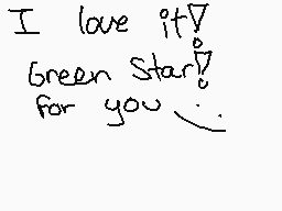 Drawn comment by T.O.P Fan♥
"I love it? Green Star? for you : )"