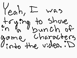 Drawn comment by やanther☆±