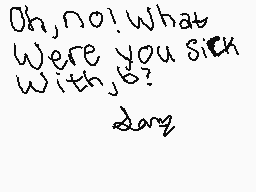 Drawn comment by Rosafedd