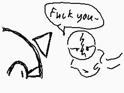 Drawn comment by MorseHorse
"Fuck you~"