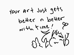 Drawn comment by snails