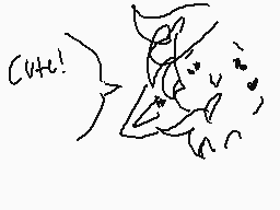 Drawn comment by ∴Z-☆∴
"Cute!"