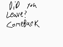 Drawn comment by Tujack