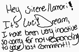 Drawn comment by LüciDream★
