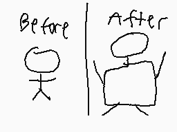 Drawn comment by CubeMuts
"Before After"
