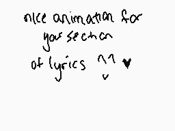 Drawn comment by N☆onCr☆ons