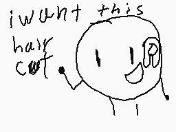 Drawn comment by Ⓐ-Train
"i want this hair cut."