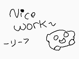 Drawn comment by 「 リー ク」