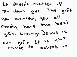 Drawn comment by KingofSnow