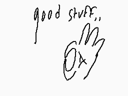 Drawn comment by slug
"good stuff,,"