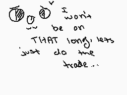 Drawn comment by Sylvia