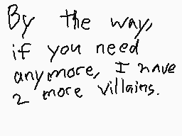 Drawn comment by MetalSonic