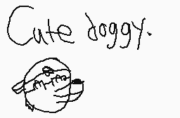 Drawn comment by imadog3837
