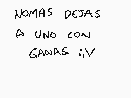 Drawn comment by Carlos