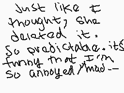 Drawn comment by Daymen ♥