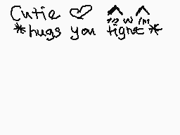 Drawn comment by Daymen ♥