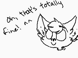 Drawn comment by scrawnycat