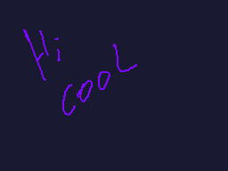 Drawn comment by MARK※😔
"Hi cool"