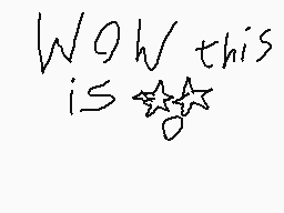 Drawn comment by EpicSammy
"WOW this is ★★★"