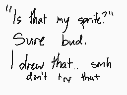 Drawn comment by Lusif