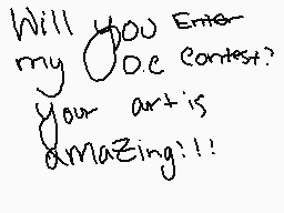 Drawn comment by Makaila