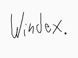 Drawn comment by SquaredNES
"Windex."