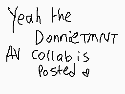 Drawn comment by DonnieTMNT