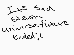 Drawn comment by cookie :P
"Its sad Starn Universe future ended!"