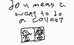Drawn comment by Weegee