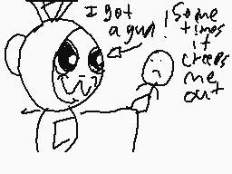 Drawn comment by Weegee