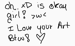Drawn comment by xLex•Wolfx