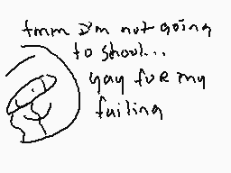 Drawn comment by OneEyeGod