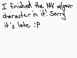 Drawn comment by D☆rkSt☆r