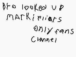 Drawn comment by Cerealkid★
"Bro looked up Markinivars Only fans Channel"