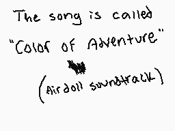 Drawn comment by Moe 
"The song is called "Color of Adventure" (Airdoll soundtrack)"