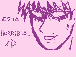 Drawn comment by Hiashi-Kun
"ESTA HORRIBLE.. xD"