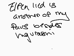 Drawn comment by Bluemëw※😃
"Elfen lied is another of my flaws besides linguistic."