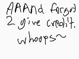 Drawn comment by マデイソン