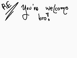 Drawn comment by 256