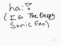 Drawn comment by Sonic※Star