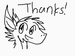Drawn comment by DragRid260
"Thanks!"