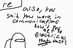 Drawn comment by FloofyFox