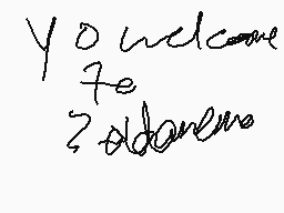 Drawn comment by Matt★
"you welcome fe ?oldamno"
